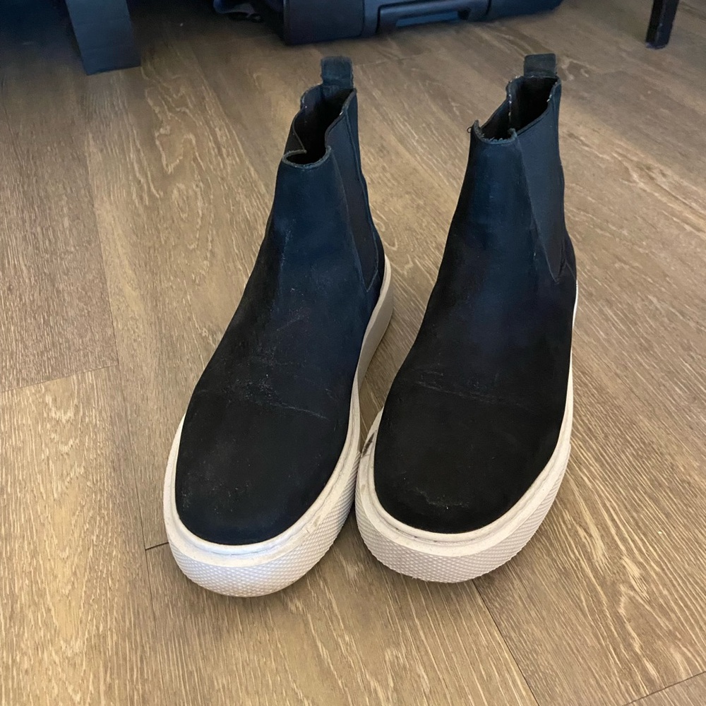 J-slides black shoes